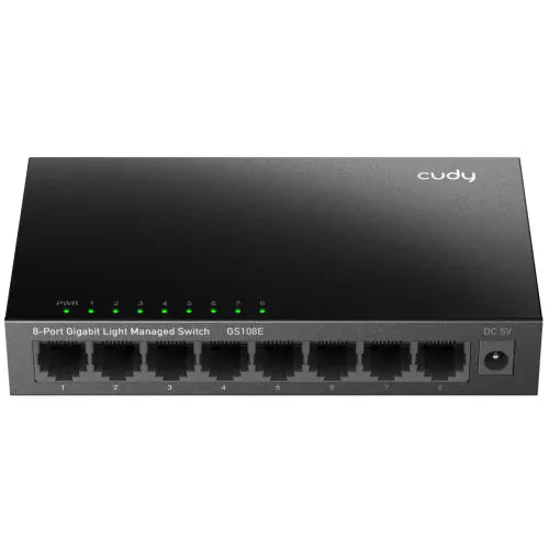Switch CUDY GS108E | Roșu
