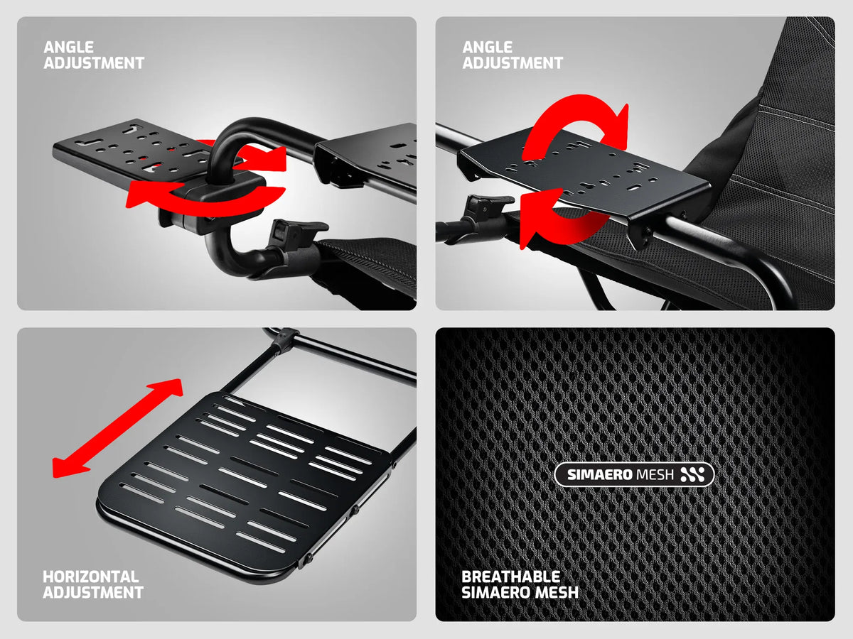 Next Level Racing Accesorii gaming Cockpit Simulator Next Level Racing NLR-S047 | GTLite Air, Pliabil, Negru