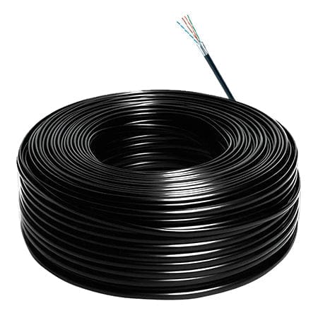 Hikvision Cablu UTP Hikvision - Cablu UTP Cupru 0.5MM CAT 5E 305M PE Negru | KAB1LN5EO
