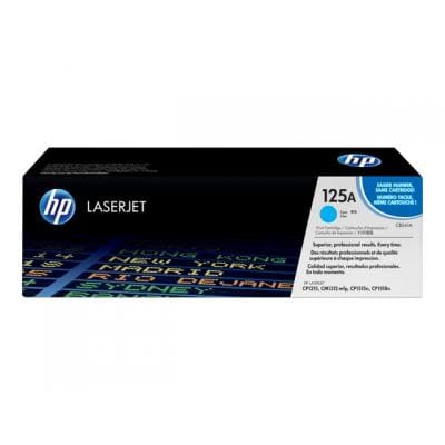 HP Toner Toner Original HP 125A (CB541A) Cyan pentru imprimante HP LaserJet, calitate profesională, culori uniforme