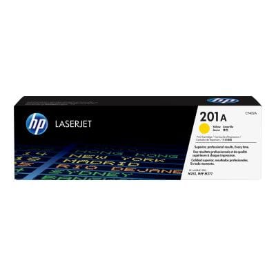 HP Cartuș toner original HP 201A (CF402A) Galben, randament 1.400 pagini pentru HP Color LaserJet Pro M252/M277