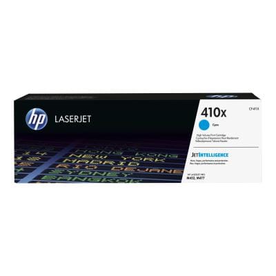 HP Toner Toner Original HP 410X Cyan High Capacity CF411X pentru HP LaserJet, imprimare color profesională