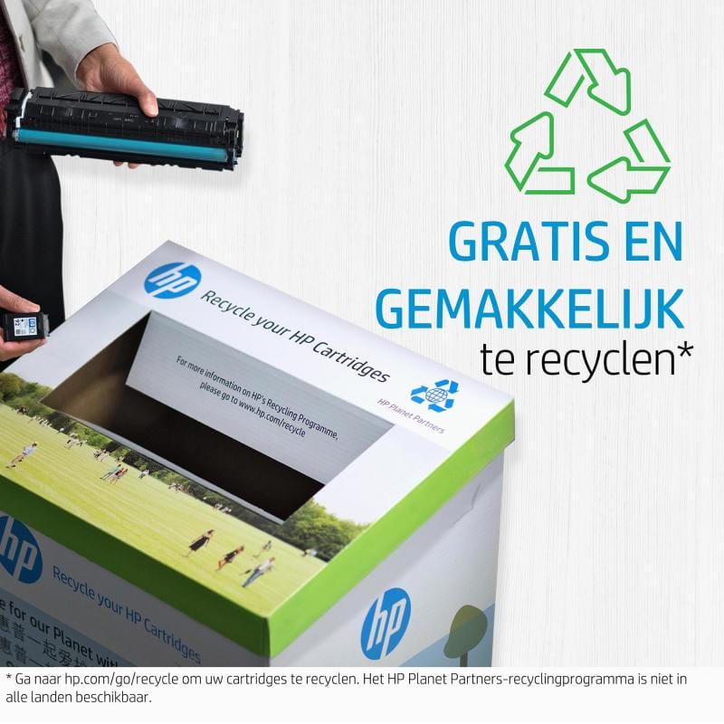 HP Cartuș toner original HP 653A Cyan CF321A pentru imprimante HP Color LaserJet