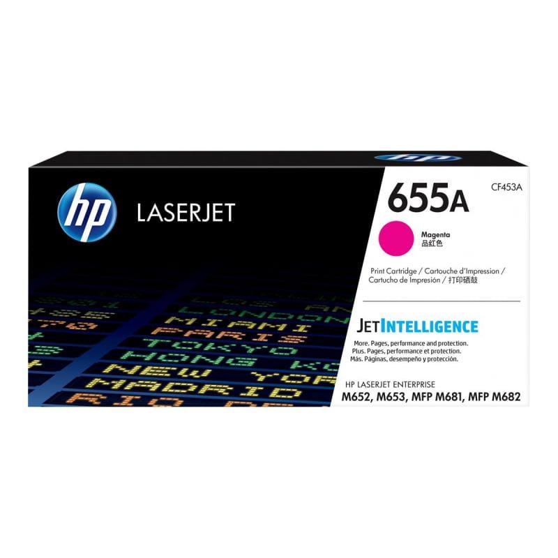 HP Consumabile imprimanta Cartuș toner original HP 655A Magenta CF453A pentru imprimante HP, calitate profesională