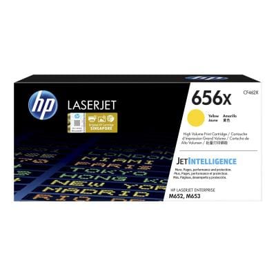 HP Cartuș Toner Original HP 656X Galben CF462X, Randament Mare 22.000 Pagini, pentru Color LaserJet Enterprise M855/M880