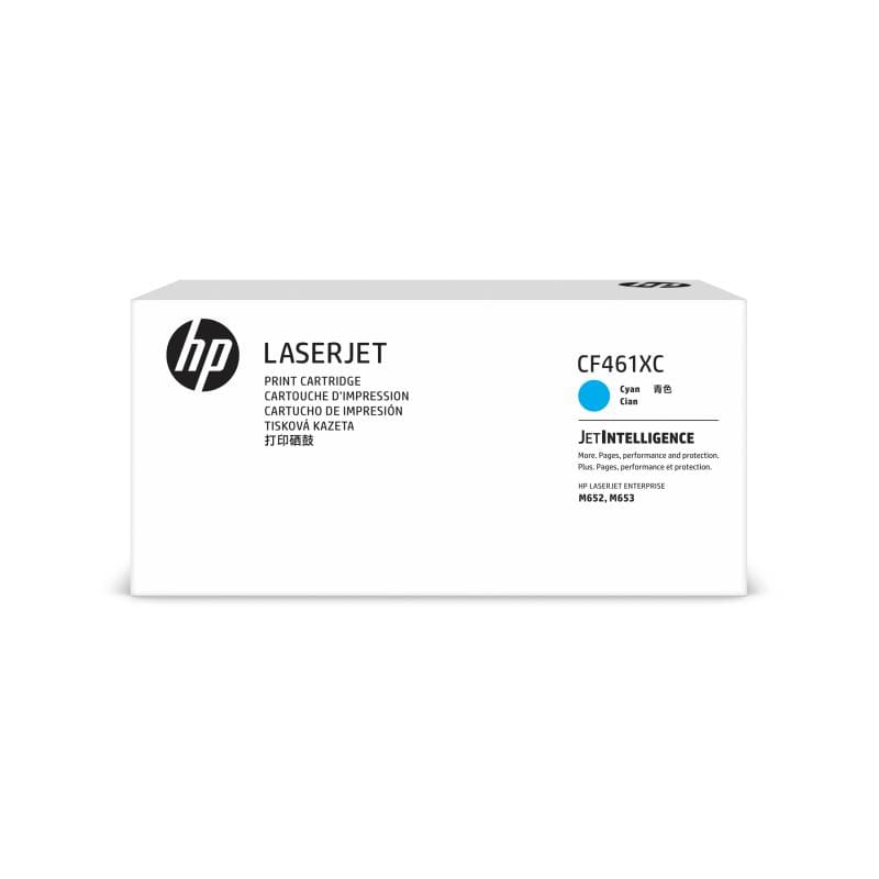 HP Consumabile imprimanta Cartuș toner original HP 656X Cyan CF461XC, capacitate mare, pentru HP Color LaserJet Enterprise M652/M653/MFP M681