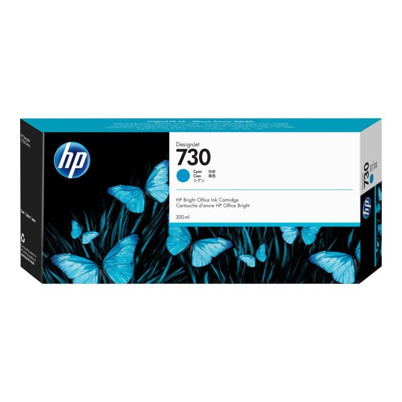HP Consumabile imprimante Cartus Cerneala HP 730 P2V68A | Cyan, Original, DesignJet