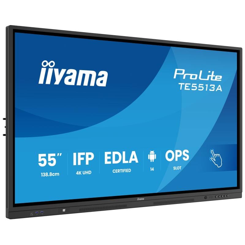 IIYAMA Display Profesional Digital Signage iiyama TE5513A-B1AG, 55”, pentru spații comerciale, corporate și educaționale