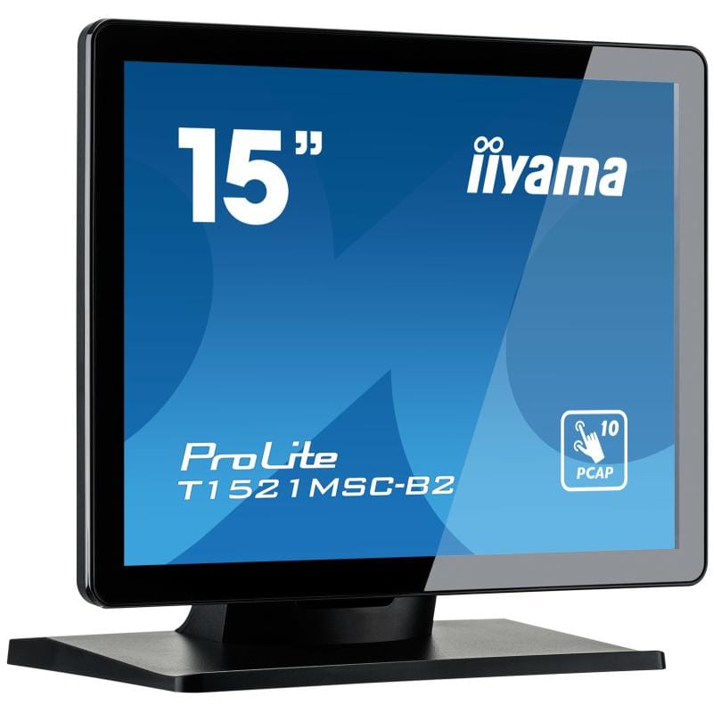 Iiyama Monitor tactil Monitor Tactil iiyama ProLite T1521MSC-B2 | 15", 1024x768, TN, 8ms, VGA