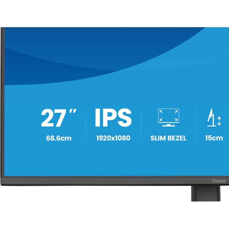 Iiyama Monitor PC Monitor iiyama ProLite XB2793HSU-B1 168900 | 27", Full HD, IPS, Ergonomic