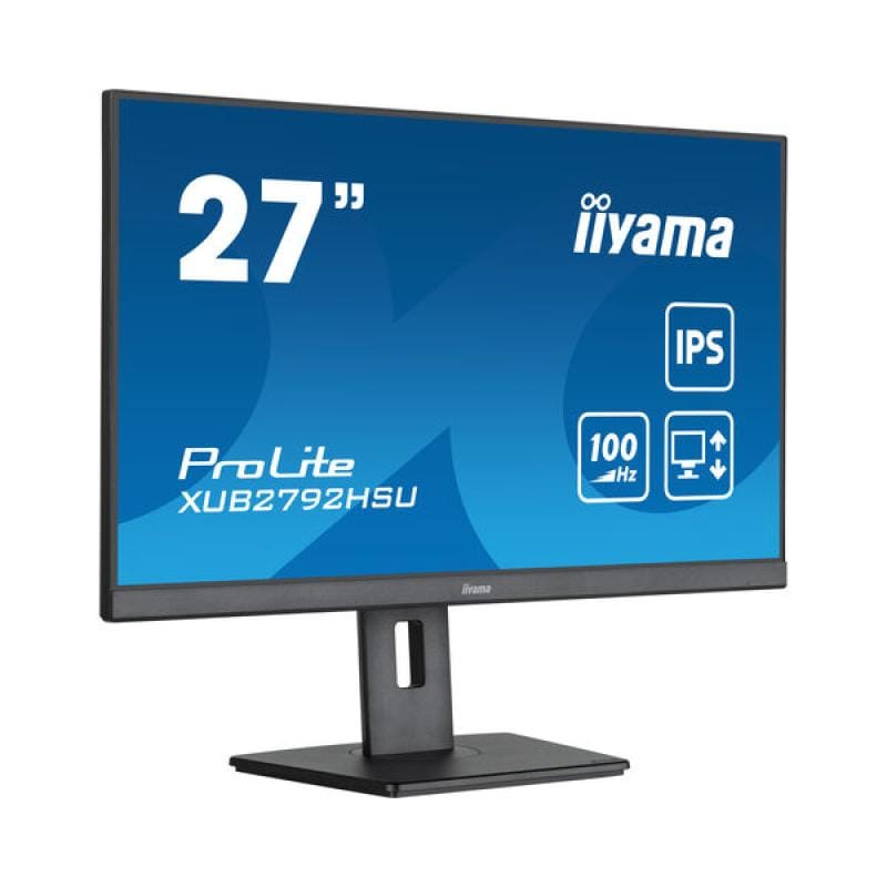 Iiyama Monitor PC Monitor Iiyama ProLite XUB2792HSU-B6 149183 | 27", Full HD, IPS, HDMI, DisplayPort, USB