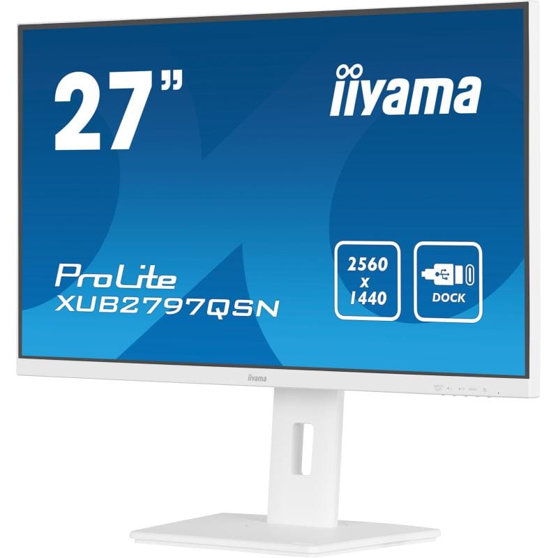 Iiyama Monitor PC Monitor iiyama ProLite XUB2797QSN-W2 158401 | 27", IPS, QHD, USB-C, Pivot