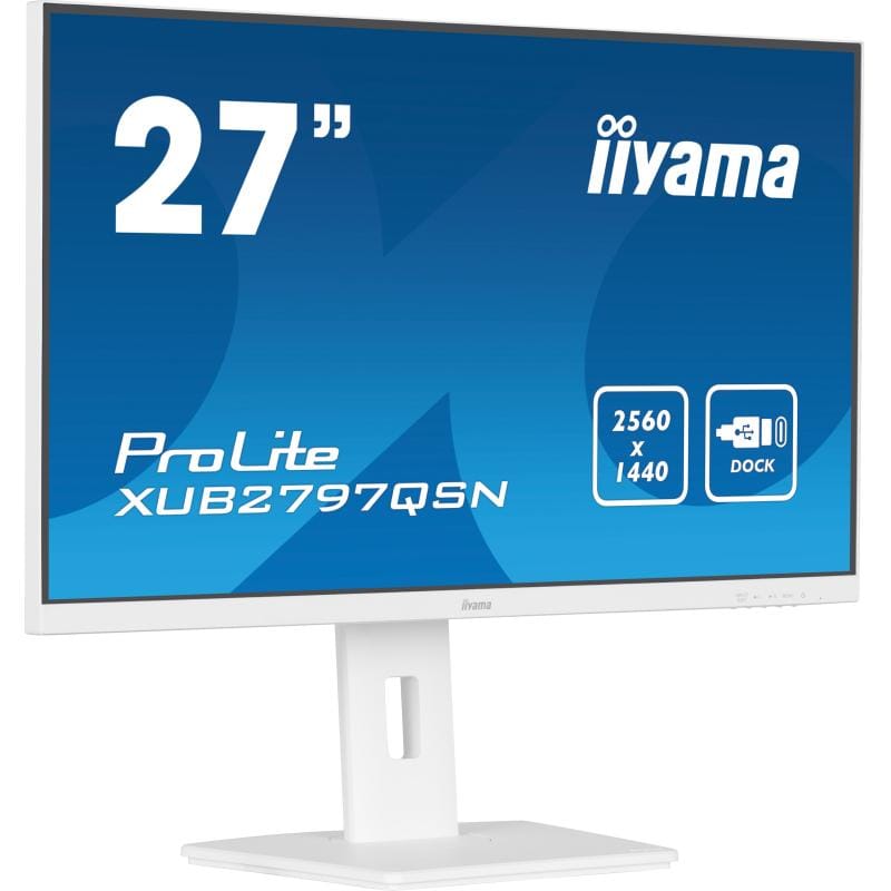 Iiyama Monitor PC Monitor iiyama ProLite XUB2797QSN-W2 158401 | 27", IPS, QHD, USB-C, Pivot