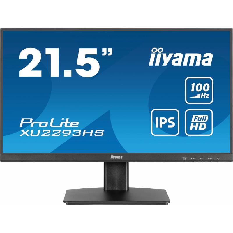 IIYAMA Monitor iiyama XU2293HS-B6 21.5" IPS Full HD, rame subțiri, pentru birou și multimedia