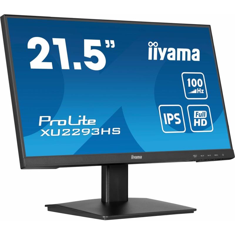 IIYAMA Monitor iiyama XU2293HS-B6 21.5" IPS Full HD, rame subțiri, pentru birou și multimedia