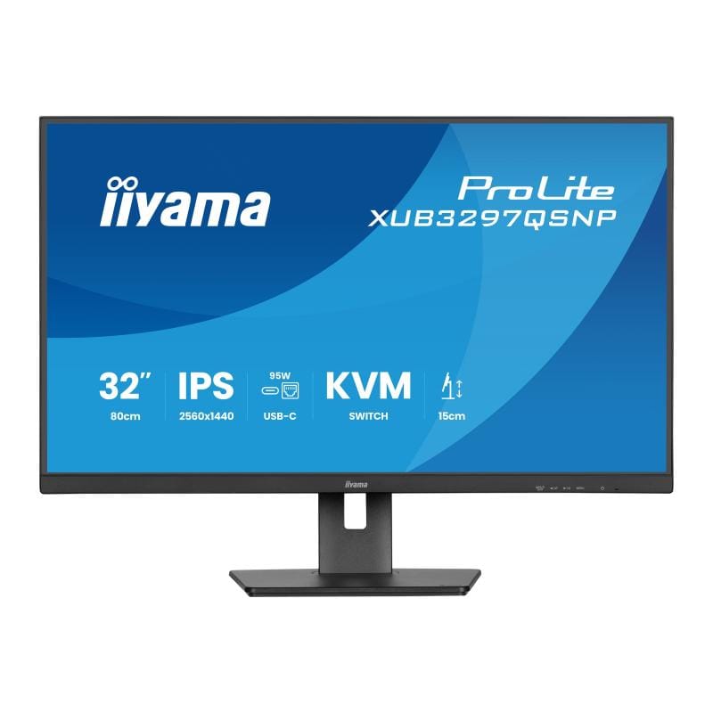 Iiyama Monitor PC Monitor iiyama XUB3297QSNP-B1 | 32", QHD, IPS, 75Hz