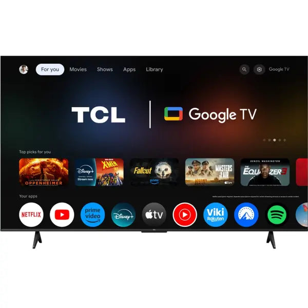 Televizor TCL LED 75P6K | 189 cm, Smart Google TV, 4K UHD, Clasa E