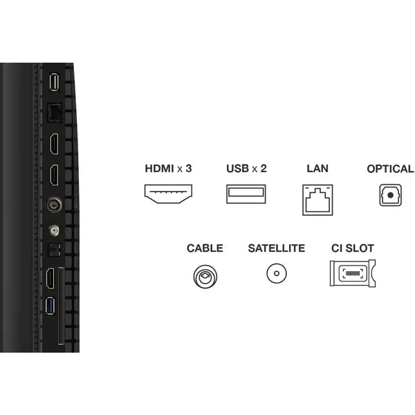 Televizor TCL QLED 55P7K | 139 cm, Smart Google TV, 4K, Clasa F