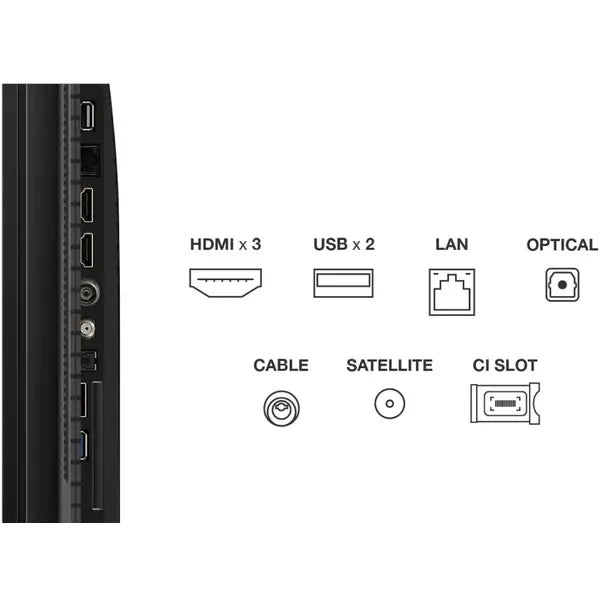 Televizor TCL QLED 43P7K | 108 cm, Smart Google TV, 4K, Clasa F