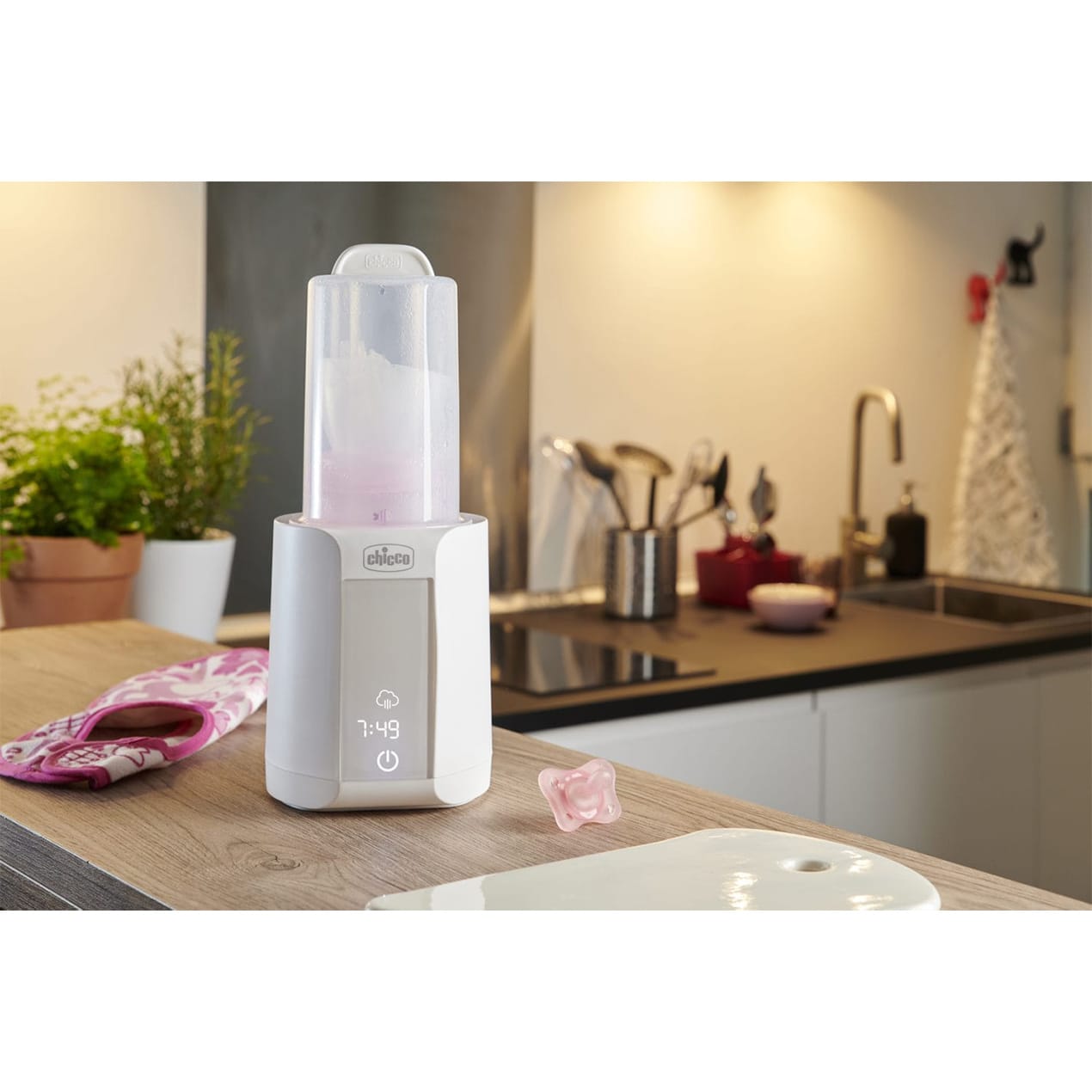 Chicco Alimentație bebe Incalzitor si Sterilizator Chicco 0739010-7 | Digital, Electric, Aburi, 2 in 1, 0 Luni+