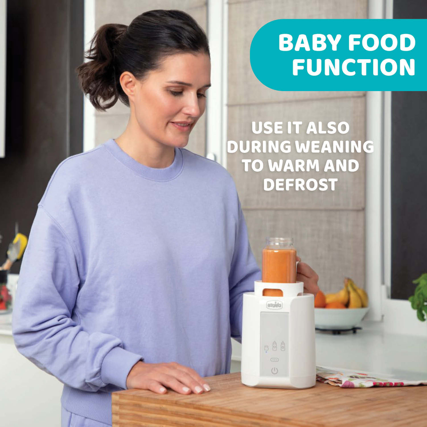 Chicco Alimentație bebe Incalzitor Biberoane Chicco 0738910-7 | 2 in 1, Adaptor Auto, 0 Luni+