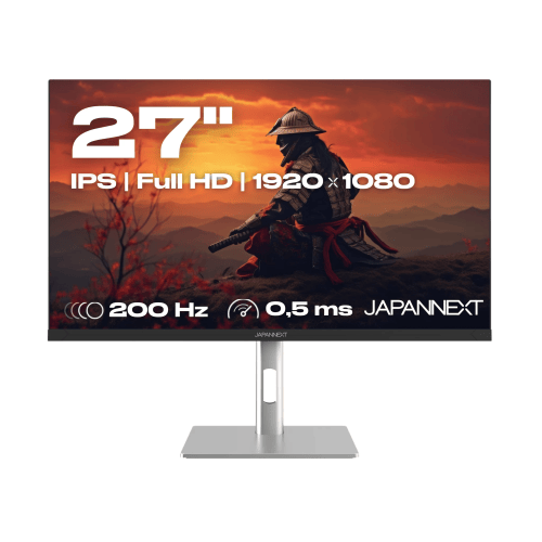 JAPANNEXT Monitor PC JAPANNEXT Monitor 27" IPS 200Hz 0.5ms Full HD | Height & Tilt Adjustment (HSP) Integrated Speaker, G-Sync/FreeSync