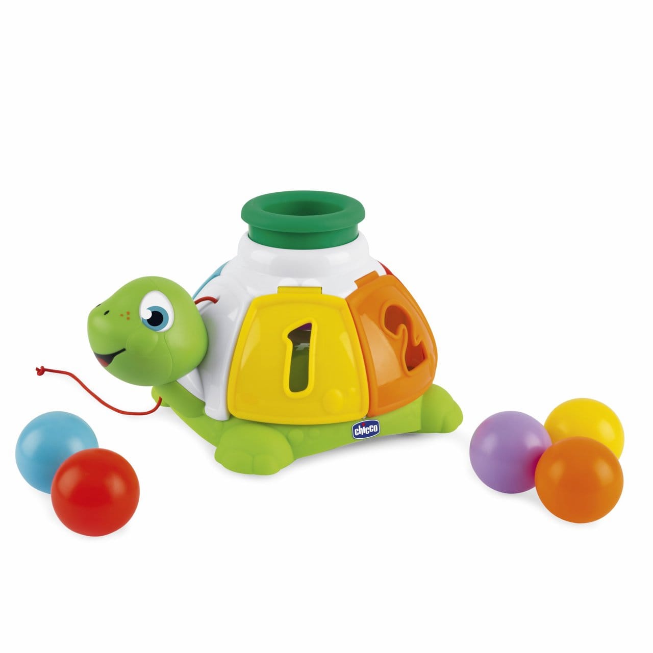 Chicco Jucării Jucarie Chicco 10622-1 | Broscuta Testoasa, 2 in 1, Sorteaza si Surprinde, 1-4 ani