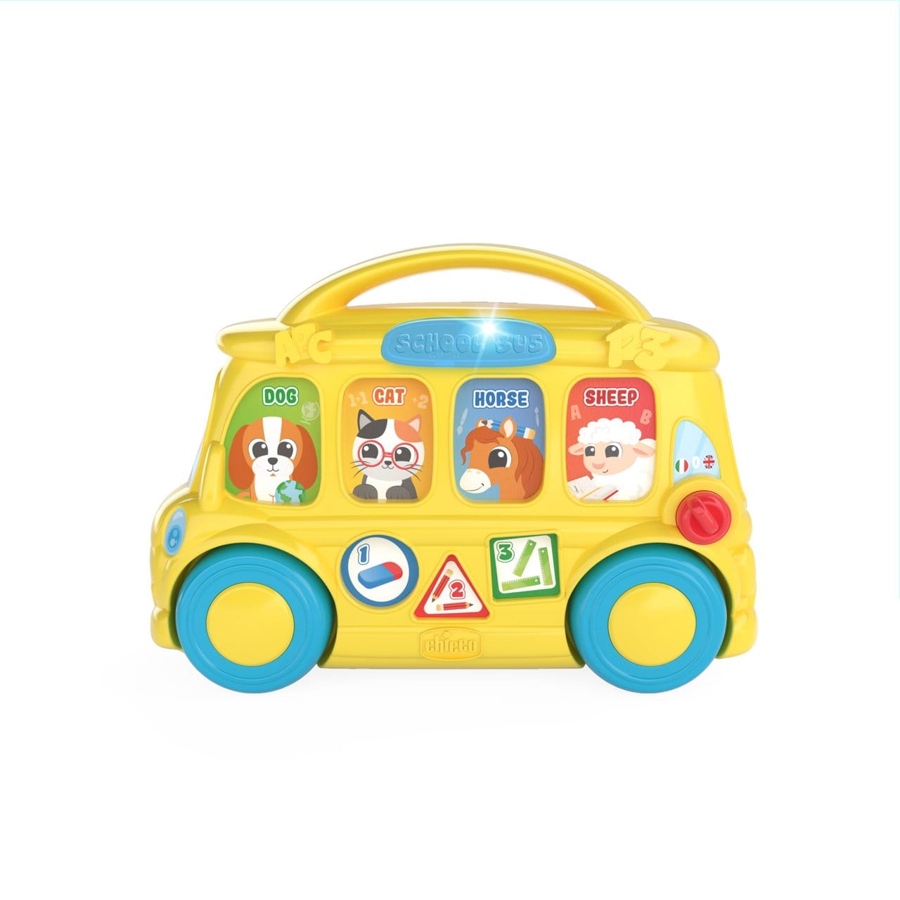 Chicco Jucării Jucarie Chicco 1129700-1 | Autobuz Scolar Interactiv, Bilingva, 9-36 Luni