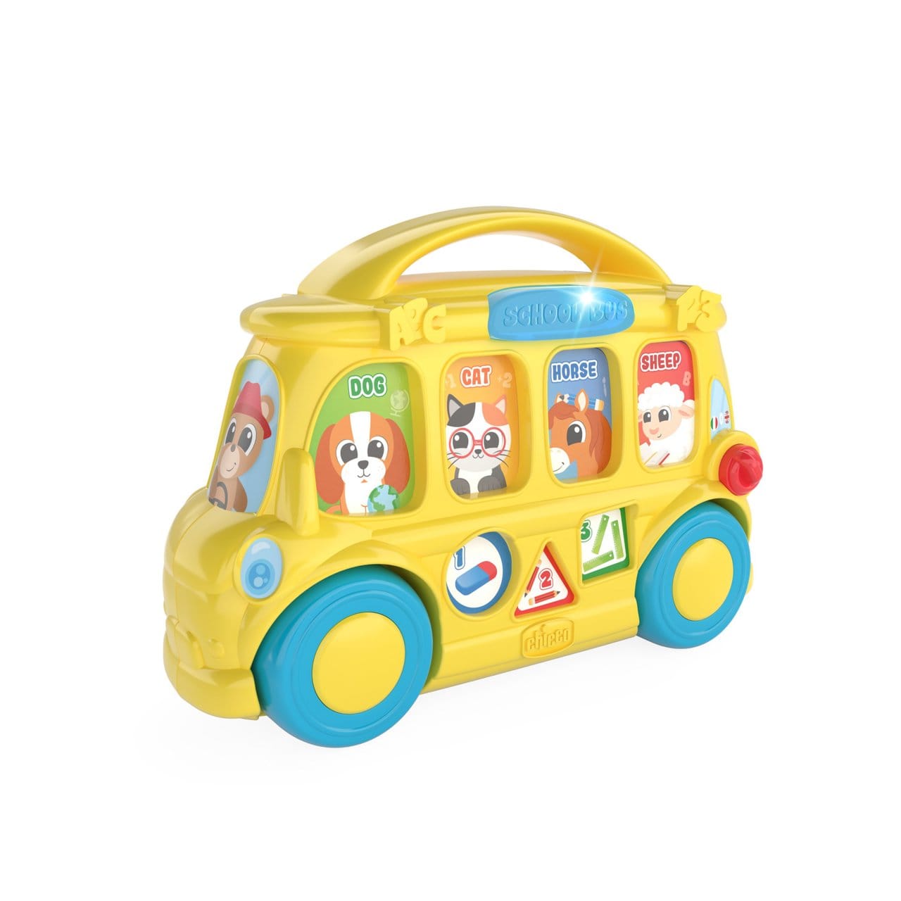 Chicco Jucării Jucarie Chicco 1129700-1 | Autobuz Scolar Interactiv, Bilingva, 9-36 Luni