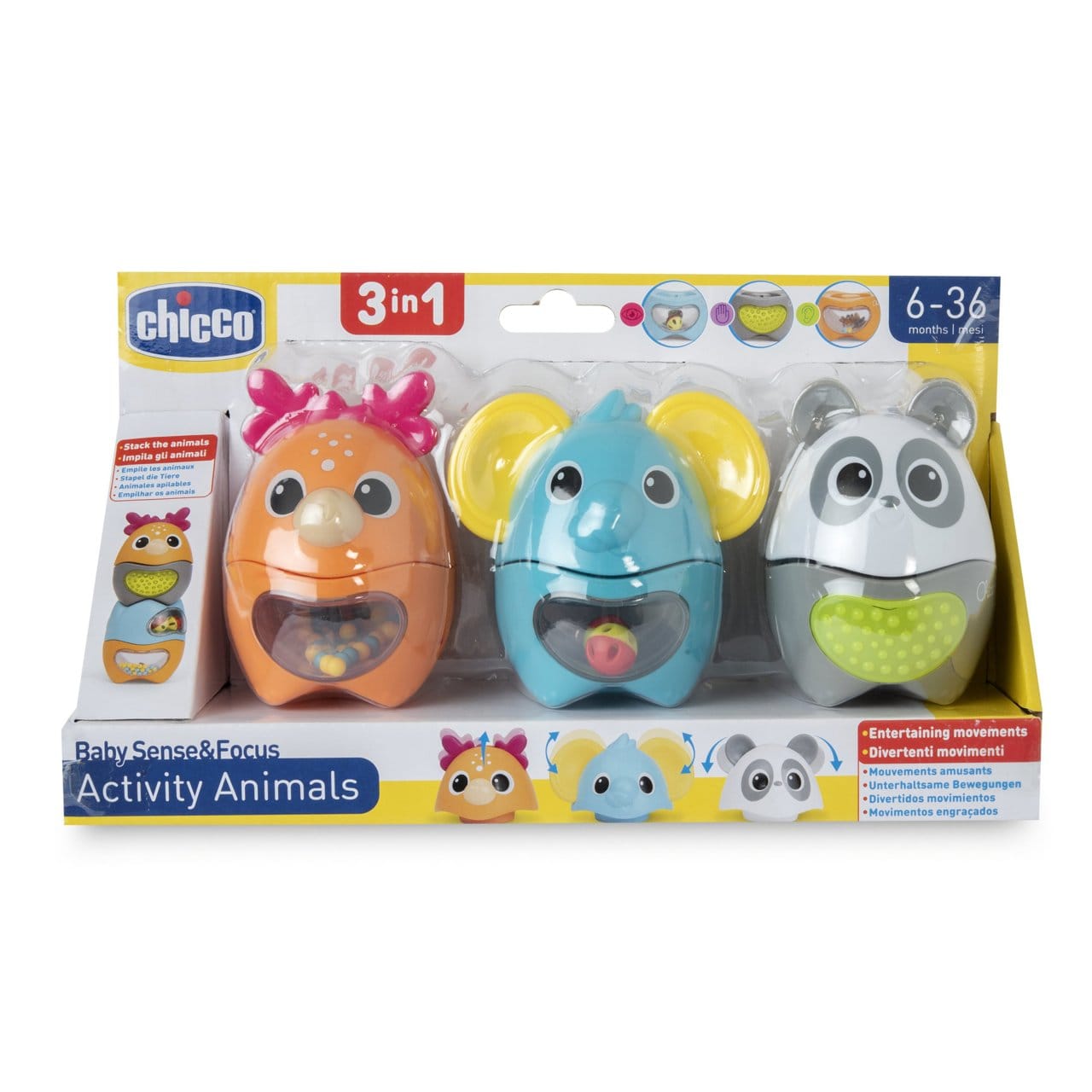 Chicco Jucării Jucarie Chicco Animalute Amuzante | 6-36 Luni, Interactiv, Educativ