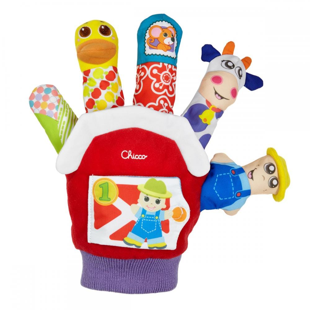 Chicco Îngrijire bebe Manusa Chicco cu Marionete Ferma de Animale 07651-1 | 3-24 Luni