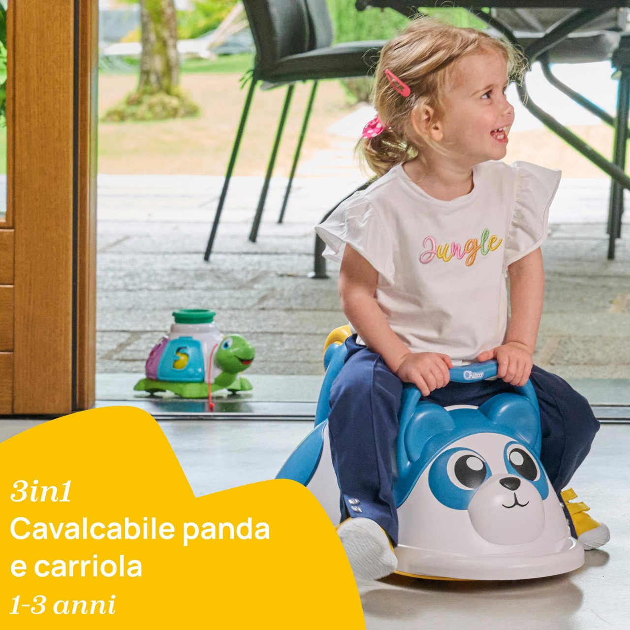 Chicco Jucării Jucarie Chicco 11856-1 | Ride-on Panda Montessori, 1-3 ani