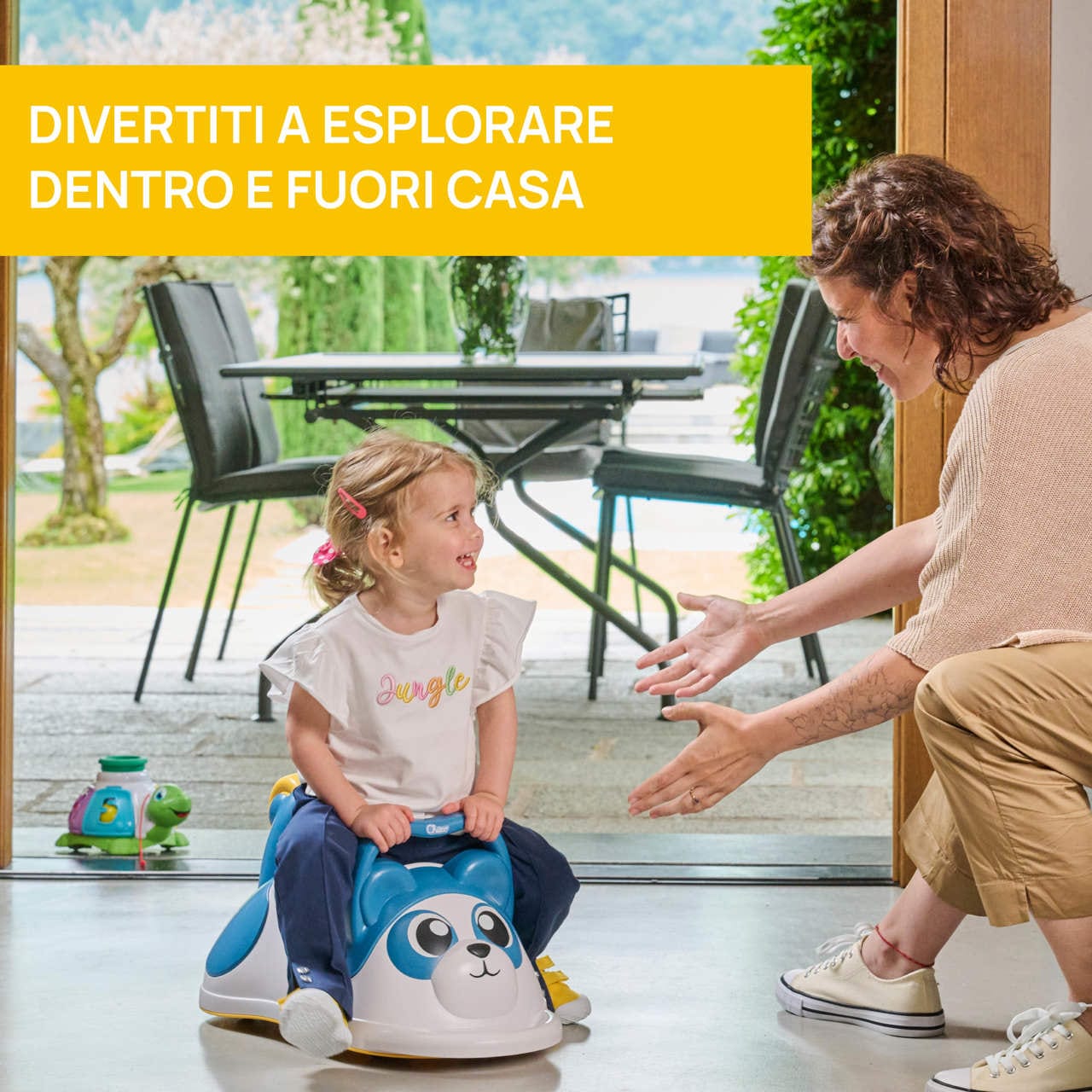 Chicco Jucării Jucarie Chicco 11856-1 | Ride-on Panda Montessori, 1-3 ani