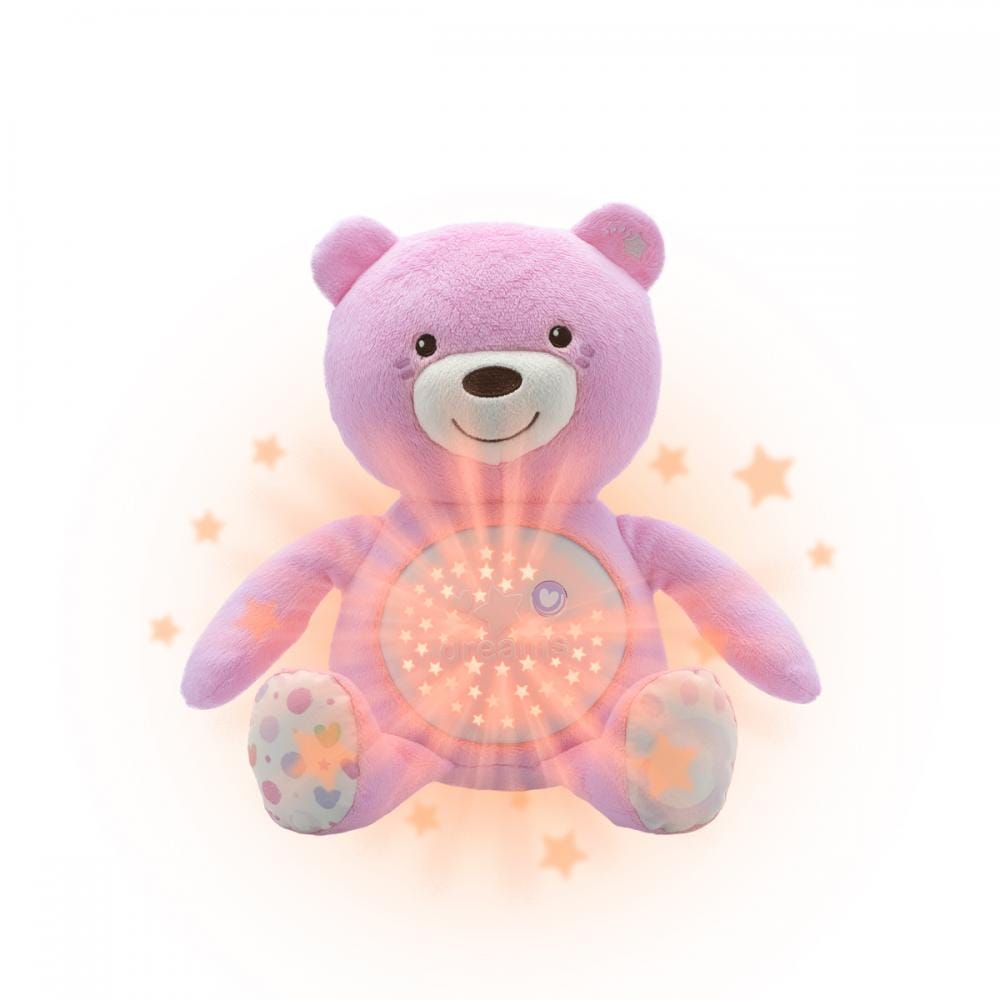 Chicco Jucării Jucarie cu Proiectie Chicco 0801510-1 | Ursulet Bebelus, Roz, 0luni+