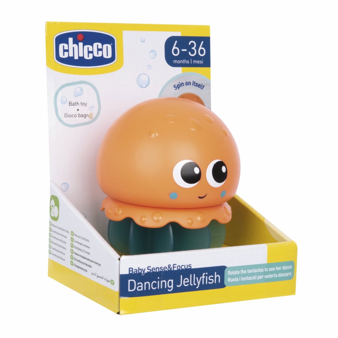 Chicco Jucării Jucarie de Baie Chicco 11902-1 | Meduza Dansatoare, 6-36 Luni, Interactiva
