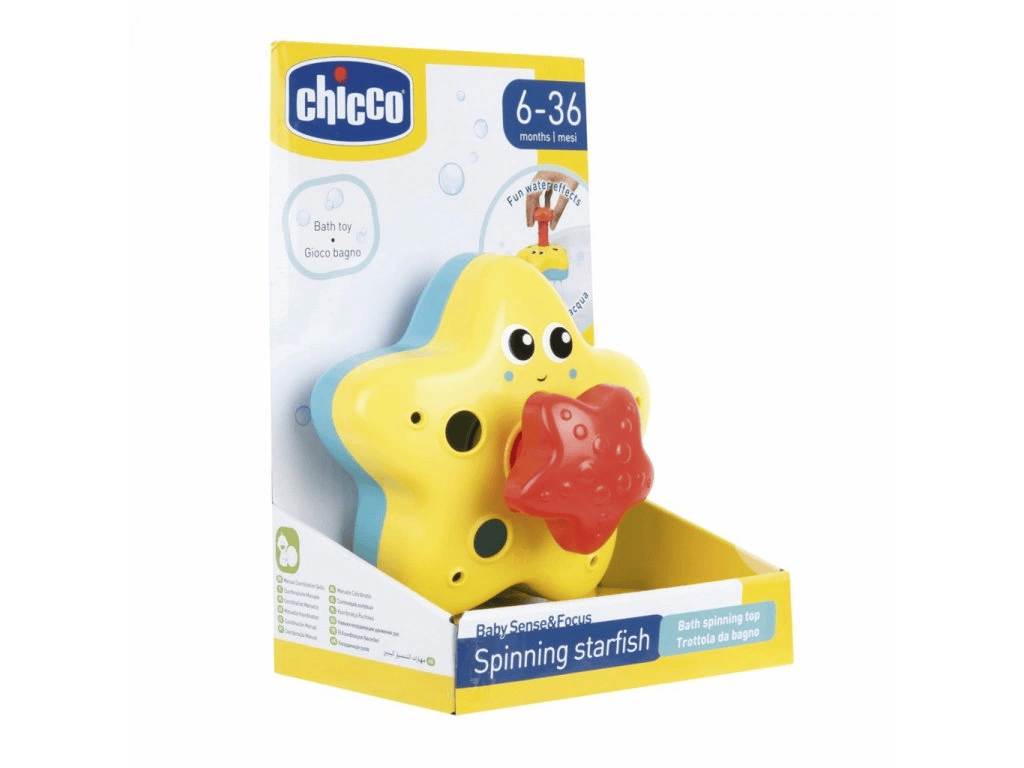 Chicco Jucării Jucarie de Baie Chicco 11901-1 | Steaua de Mare Titirez, 6-36 luni, Interactiva