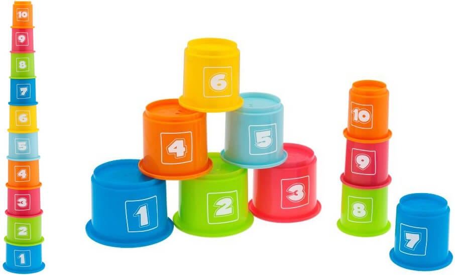 Chicco Jucării Jucarie Chicco 07511-1_NA | Piramida de Canute, Sortare si Stivuire, 2 in 1, 9-36 luni