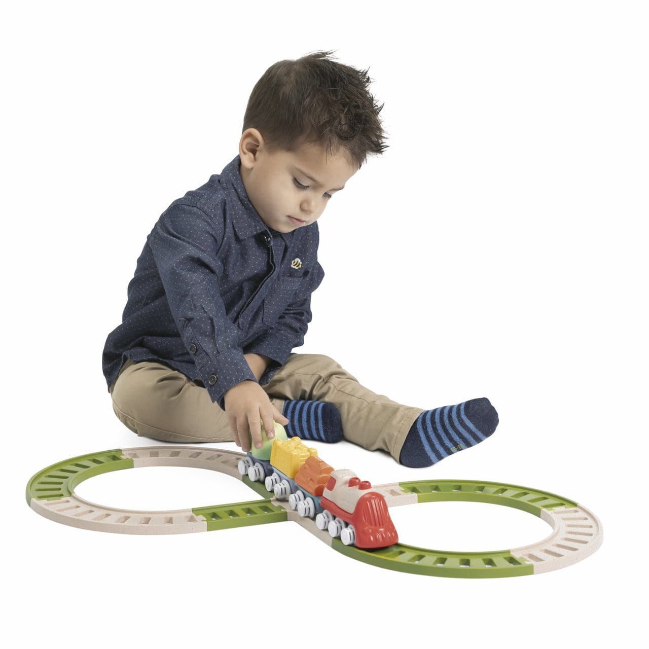 Chicco Jucării Jucarie Chicco 11543-1 | Trenulet Ecologic, Cale Ferata, 18luni-3ani