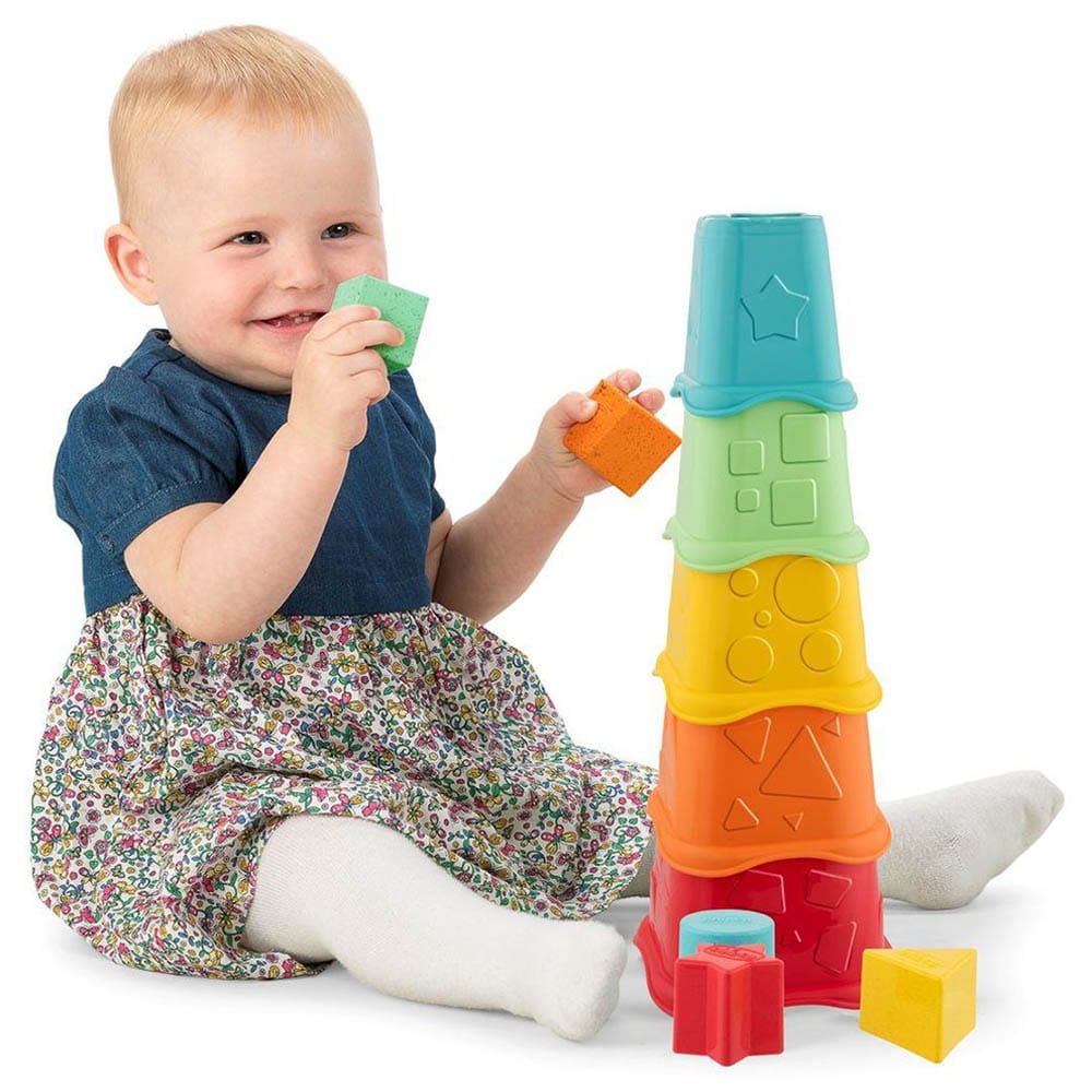 Chicco Jucării Jucarie Chicco 0937310-1 | Sortare si Stivuire, 2 in 1, Invatam Sa Numaram, 6-24 luni
