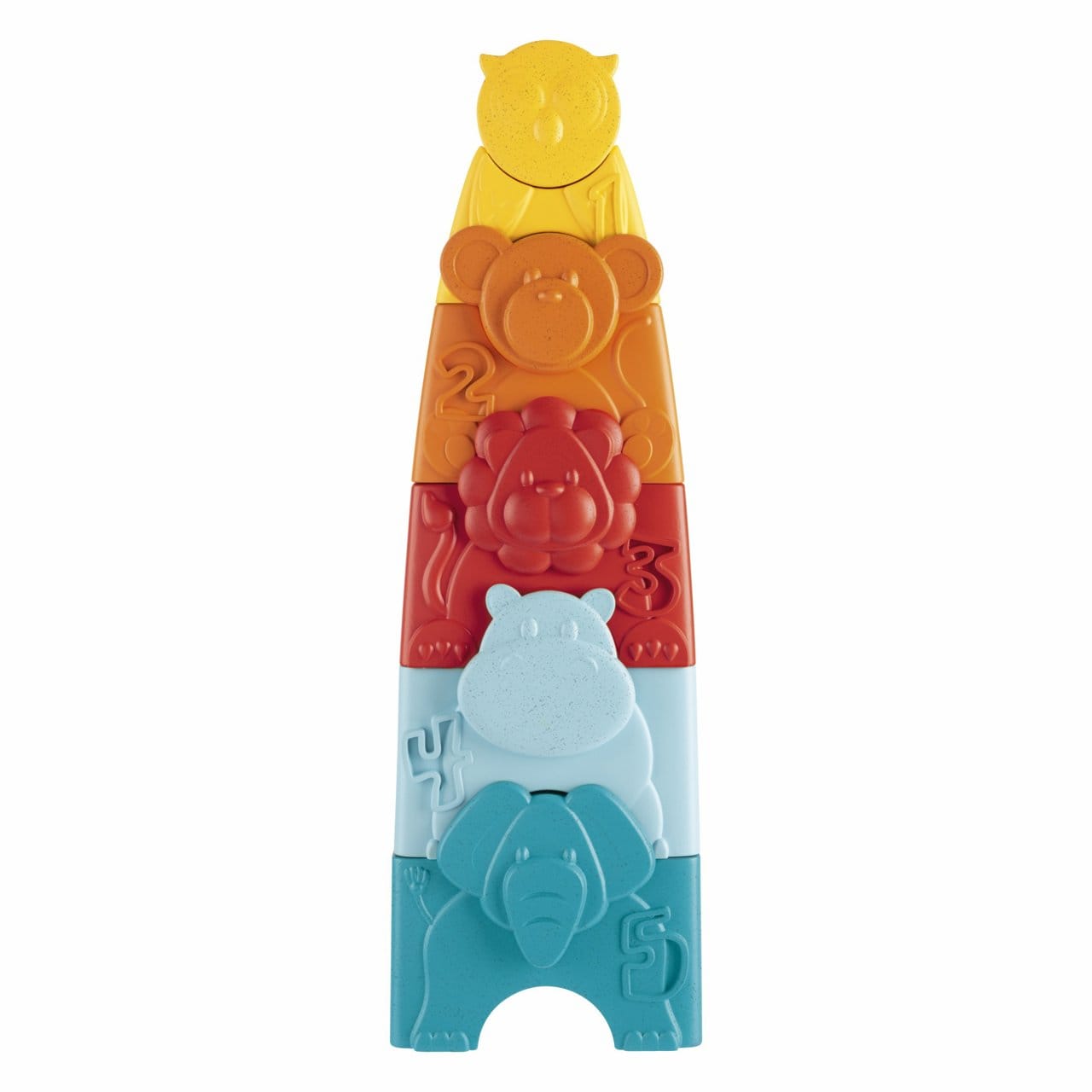 Chicco Jucării Jucarie Chicco 11570-1 | Turnulet Stivuire 2 in 1, Ecologica, 9-36 Luni