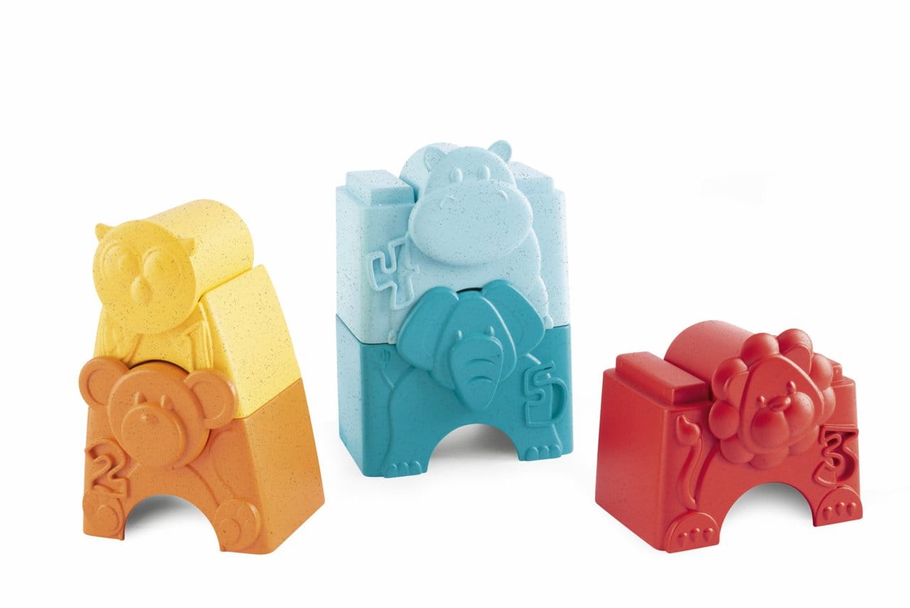 Chicco Jucării Jucarie Chicco 11570-1 | Turnulet Stivuire 2 in 1, Ecologica, 9-36 Luni
