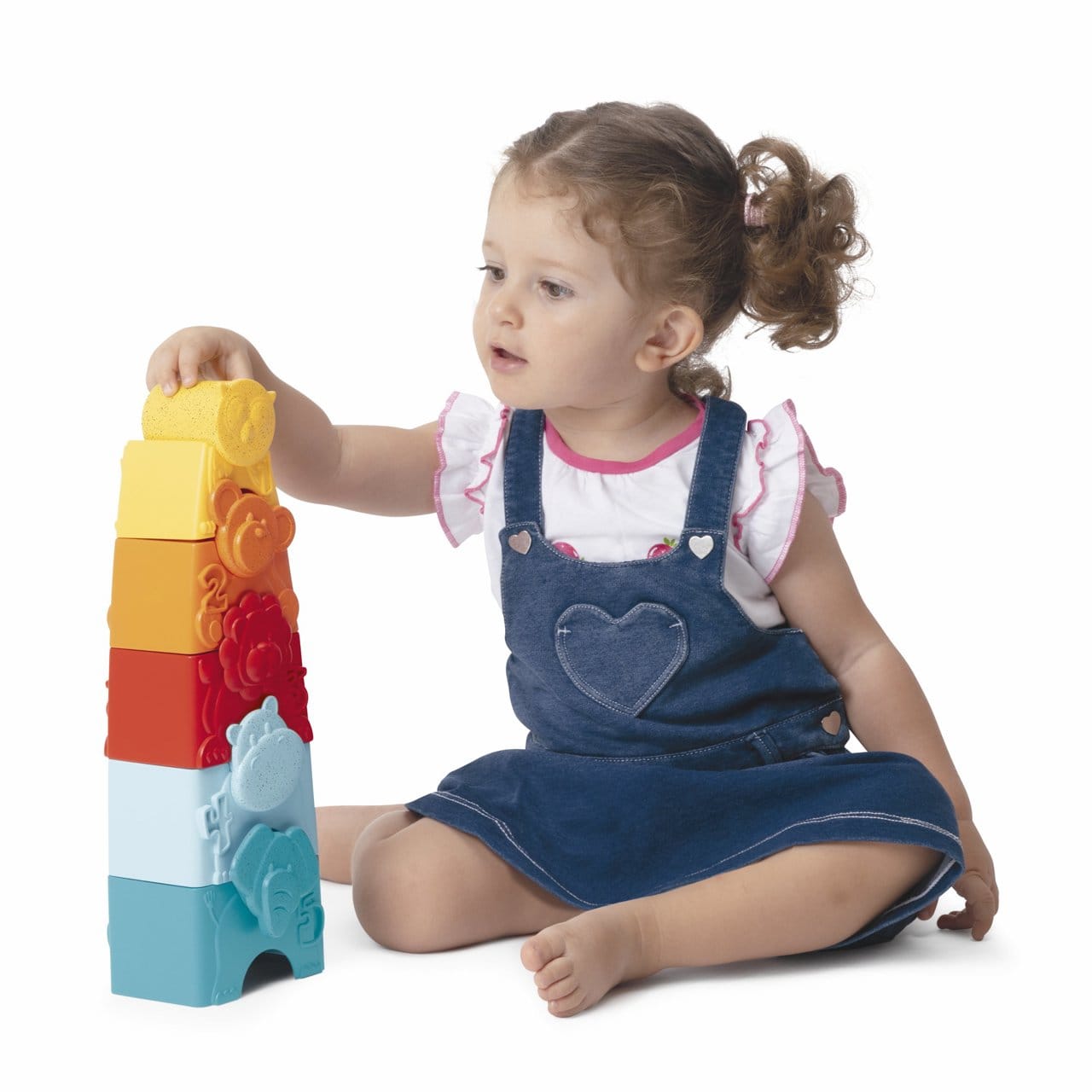 Chicco Jucării Jucarie Chicco 11570-1 | Turnulet Stivuire 2 in 1, Ecologica, 9-36 Luni