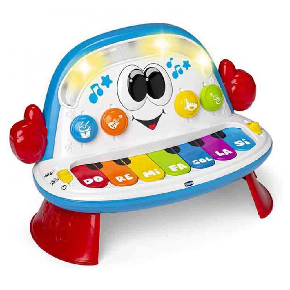 Chicco Jucării Jucarie Electronica Chicco 10111-1 | Pian Orchestra Funky, 1-4 Ani, Interactiv
