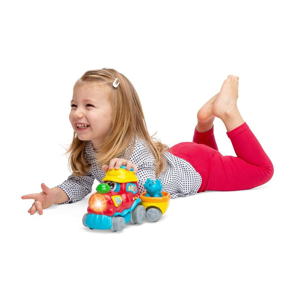 Chicco Jucării Jucarie Electronica Chicco 0914100-1 | Trenulet Vorbitor ABC, Bilingv FR/EN, 1-4 Ani