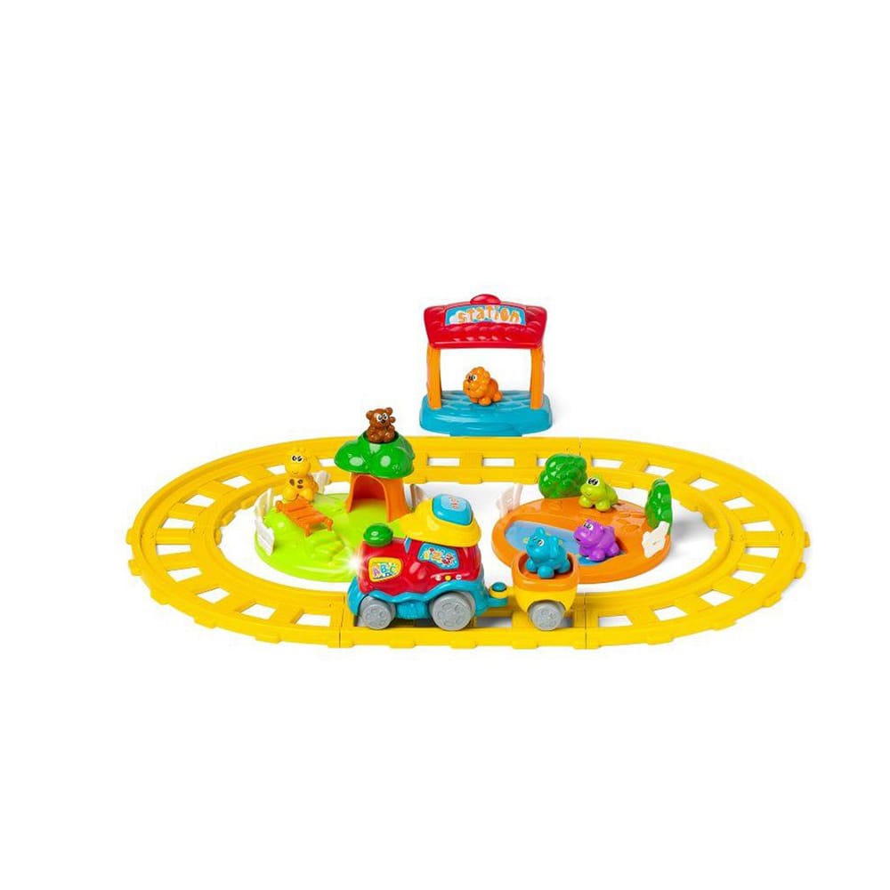 Chicco Jucării Jucarie Electronica Chicco 0914100-1 | Trenulet Vorbitor ABC, Bilingv FR/EN, 1-4 Ani