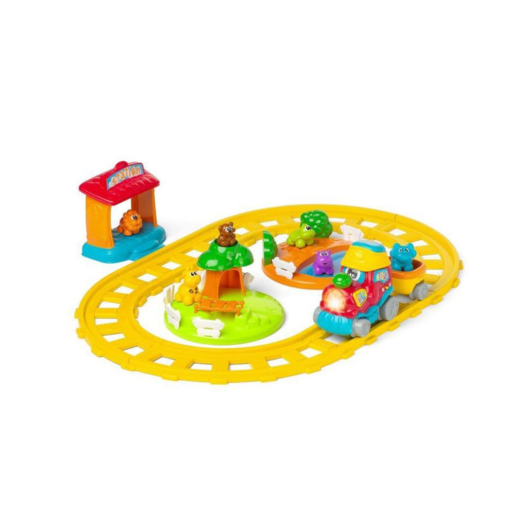 Chicco Jucării Jucarie Electronica Chicco 0914100-1 | Trenulet Vorbitor ABC, Bilingv FR/EN, 1-4 Ani