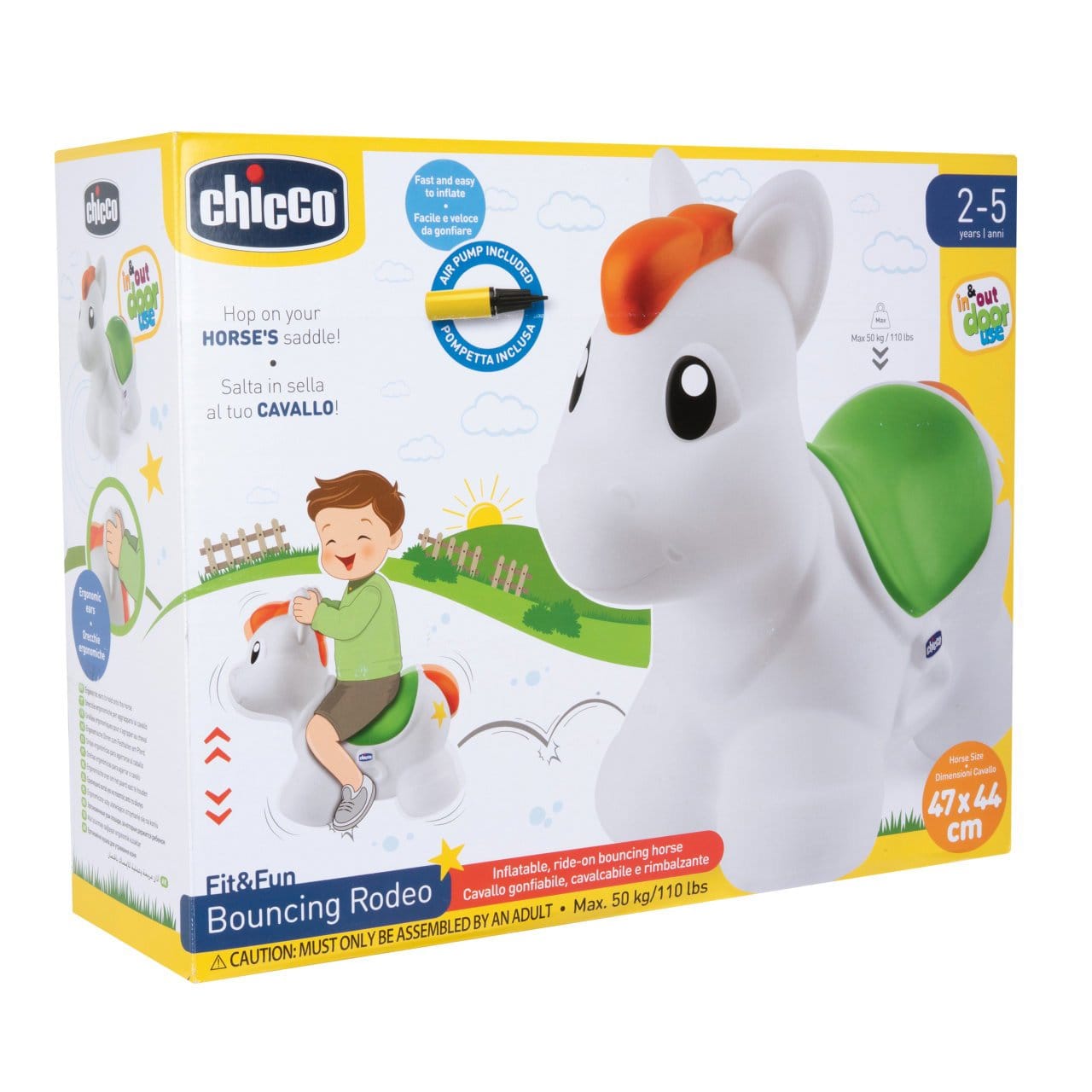 Chicco Jucării Jucarie Gonflabila Chicco Rodeo 1185200-1 | Saltareata, 2-5 Ani