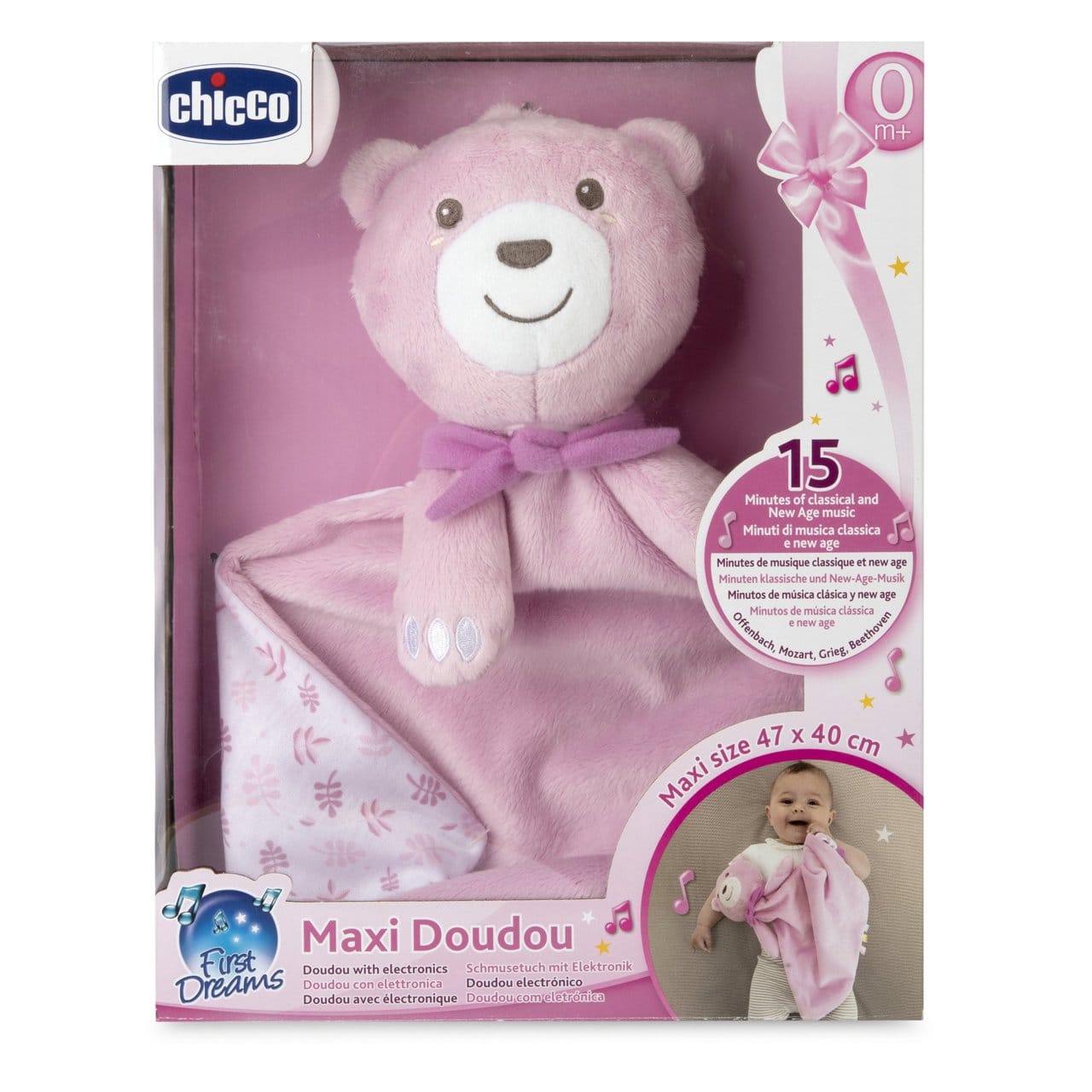 Chicco Jucării Jucarie Muzicala Chicco Maxi Doudou Firstdreams | Pink, 0luni+, Interactiva