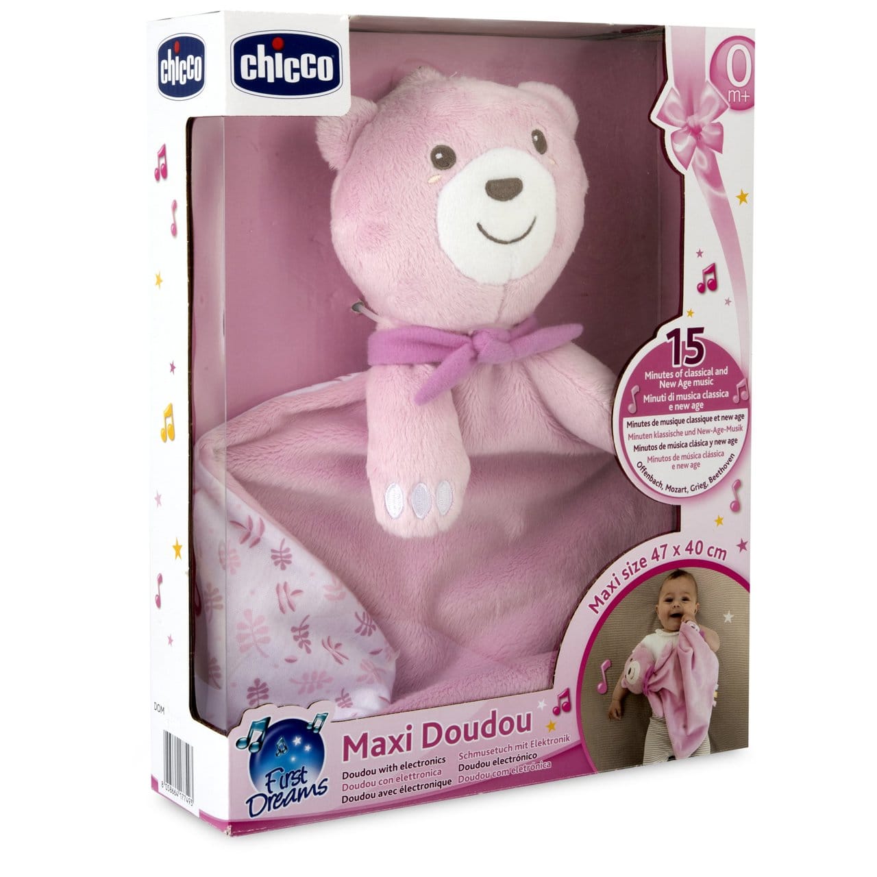 Chicco Jucării Jucarie Muzicala Chicco Maxi Doudou Firstdreams | Pink, 0luni+, Interactiva