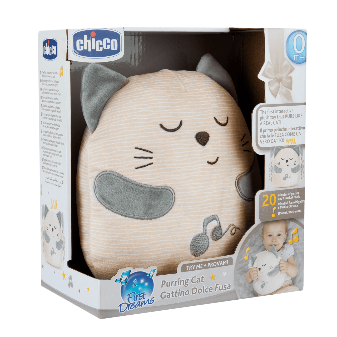 Chicco Jucării Jucarie Muzicala Chicco 11567-1 | Pisicuta Interactiva, Toarce, 0luni+